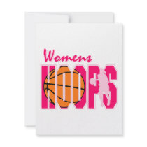 Women's Hoops Personalized Invite