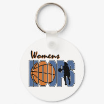 Women's Hoops keychains by sports_tshirts Women's Hoops keychains