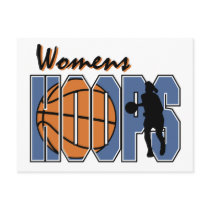 Women's Hoops postcards by sports_tshirts Women's Hoops postcards