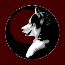 Women's Husky T-Shirt Husky Malamute Dog Shirts