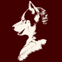 Women's Husky T-Shirt Husky Malamute Dog Shirts
