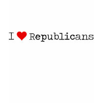 Women's I Heart Republicans T-Shirt