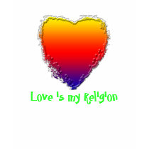 Women's Long Sleeve T- Shirt Love is my Religion by New_Way_POD Women's Long Sleeve T- Shirt Love is my Religion