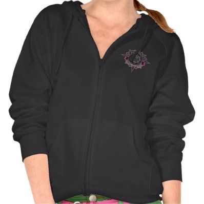 Women&#39;s Long Sleeve Zip-up Hoodie Wicked Waters