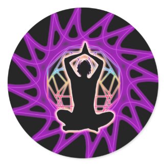 Women's ~ Meditation & sacred geometry - Sticker sticker