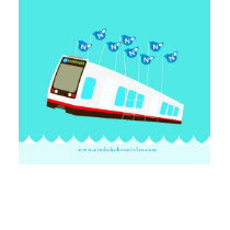 Women's N Judah Failwhale T shirt