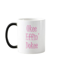 Women's Novelty Sassy Morphing Coffee Mug by Swisstoons Women's Novelty Sassy Morphing Coffee Mug