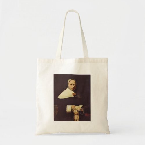 Women's portrait by Johannes Vermeer Canvas Bag