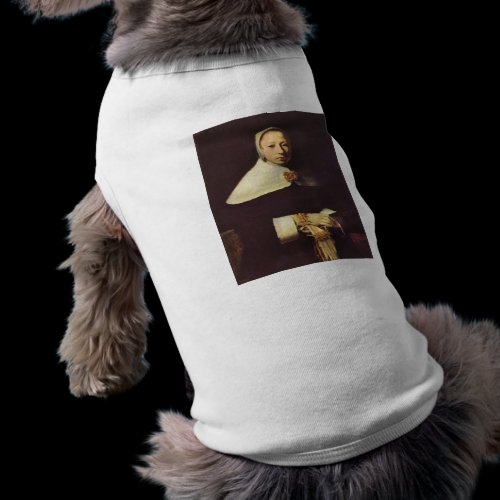 Women's portrait by Johannes Vermeer Dog Clothing