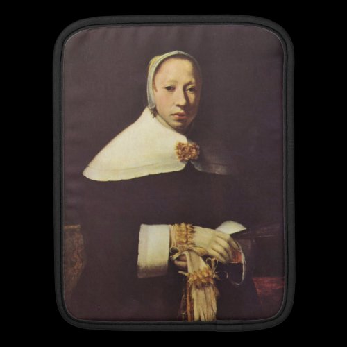 Women's portrait by Johannes Vermeer Ipad Sleeves