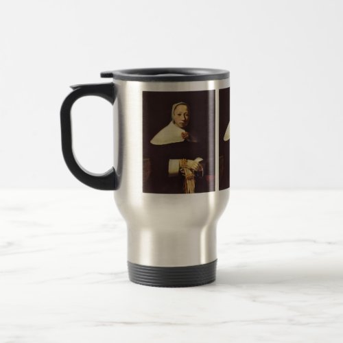 Women's portrait by Johannes Vermeer Coffee Mug