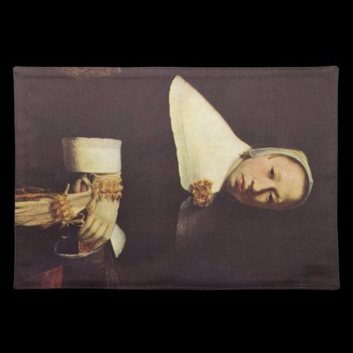 Women's portrait by Johannes Vermeer Place Mats