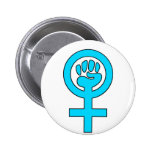 Women's Power Feminist Symbol Buttons