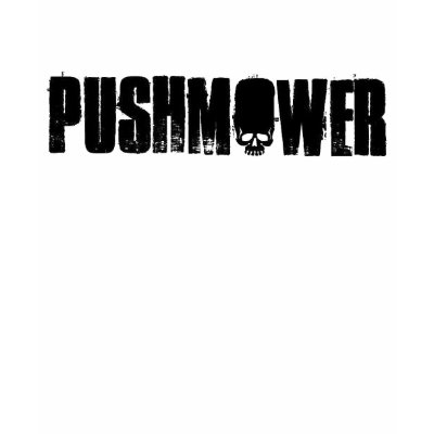 Women's PUSHMOWER logo tank top T-shirt by PUSHMOWER