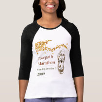 Women's Raglan 3/4 sleeved tee t-shirts by towpathmarathon Women's Raglan 3/4 sleeved tee t-shirts