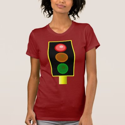 Womens Red Traffic Light Shirt