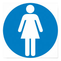 Women's Restroom Highway Sign posters by wesleyowns Women's Restroom Highway Sign posters