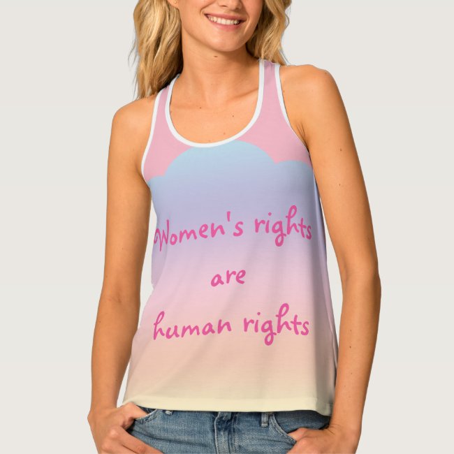 Womens Rights are Human Rights Rainbow