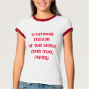 womens rights!or the blood runs free,PERIOD t-shirts