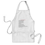 Womens Rules For Men aprons