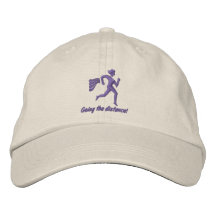 Womens Running "Going the distance!" Embroidered Hat