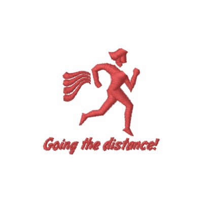 Womens Running "Going the distance!" Hoodie