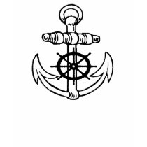 Womens Ships Wheel Anchor T-Shirt by calroofer Womens Ships Wheel Anchor T-Shirt