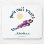 Women's Ski Jumping Mousepads