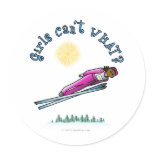 Womens Ski Jumping Stickers