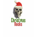 Womens Skull Christmas Rocks Hoodie Shirt by theholidaysstore Womens Skull Christmas Rocks Hoodie Shirt