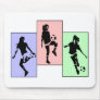 Womens Soccer Skills Mouse Pad
