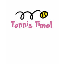 Women's sportwear - Tennis top with cute slogan t-shirts