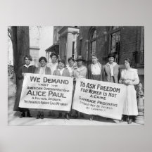 Women's Suffrage Pickets: 1917 Print