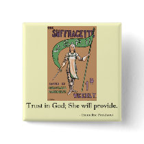 Women's Suffragette Badge Pins