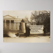 Women's Suffragette Bonfire in Washington D.C. Posters