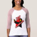 Ladies 3/4 Sleeve Raglan (Fitted)