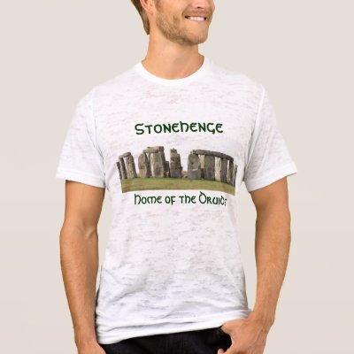 Women's T-Stonehenge, Home of the Druids T Shirt by thomglace