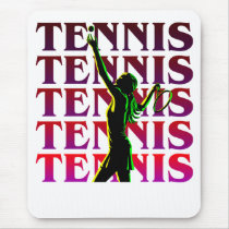 Women's Tennis 1 RP Mouse pad Light or Dark