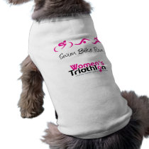 Women's Tri: Swim.Bike.Run pet clothing