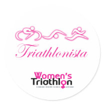 Women's Tri: Triathlonista stickers