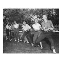 Women's tug of war contest posters