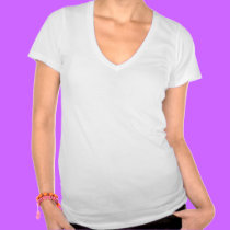 Women's v-neck Tee shirt- Groovy Vine Peace sign t-shirts