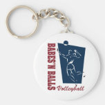 Women's Volleyball Key Chains