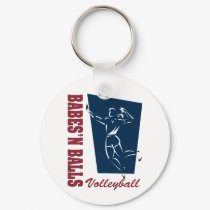 Women's Volleyball keychains by Volleyball_TShirts Women's Volleyball keychains