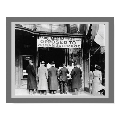 Women's Voting Rights - Opposed to Woman Suffrage Posters by TrevorStar