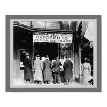 Women's Voting Rights - Opposed to Woman Suffrage posters by TrevorStar Women's Voting Rights - Opposed to Woman Suffrage posters