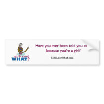 Womens Water Polo Bumper Sticker