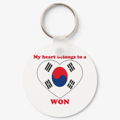 Won Keychain by ValentinesDayTshirts