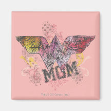 Wonder Mom Mixed Media Magnets