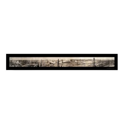 Wonder Oil Field Texas Photo 1919 Poster by lc_panoramicphotos